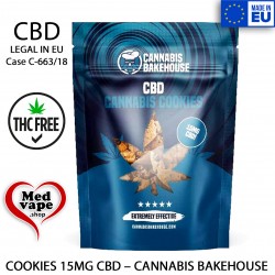 COOKIES 15MG CBD – CANNABIS BAKEHOUSE EDIBLE MEDVAPE THC